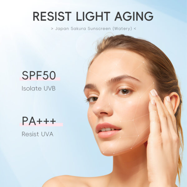 Sakura sunscreen moisturizing - Image 3