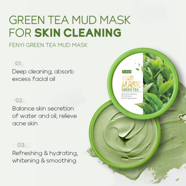 Fenyi Green Tea Mud Mask -100g - Image 2