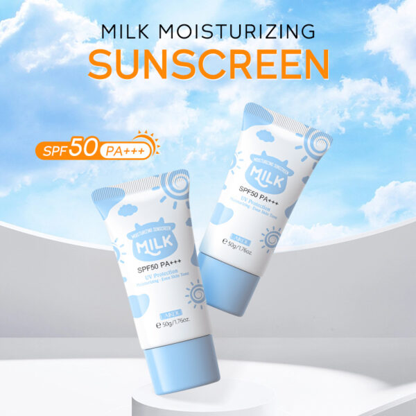 Milk sunscreen 50+ isolation face cream - Image 4