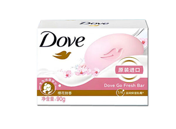 Dove Cherry Blossom Soap 90g - Image 2