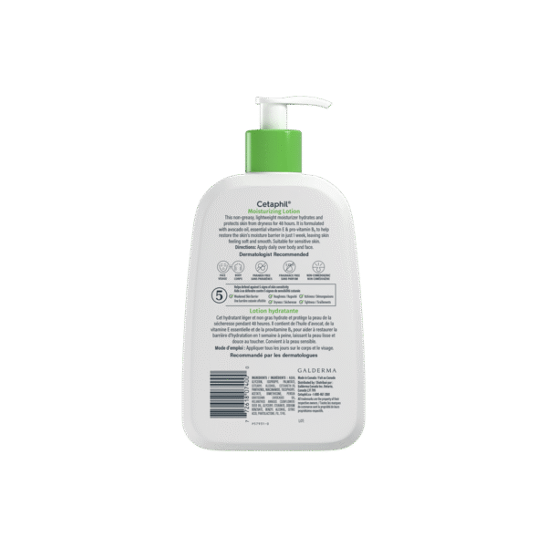 Cetaphil - Moisturizing Lotion for Dry to Normal, Sensitive Skin - 591ml - Image 2