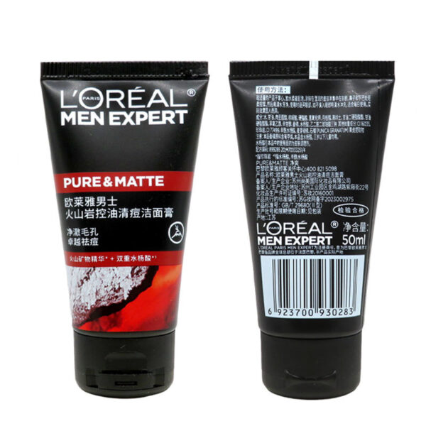 L'Oreal Men's Facial Cleanser - 50ml - Image 3